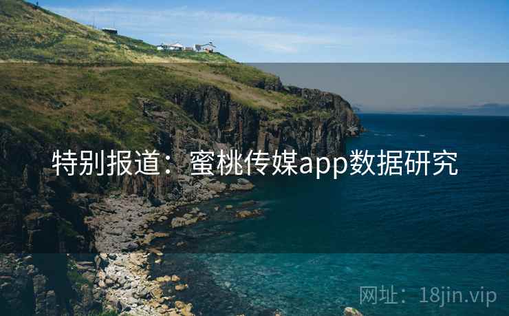特别报道：蜜桃传媒app数据研究